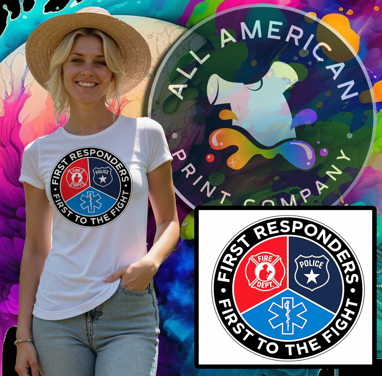 T-Shirt - First to the Fight