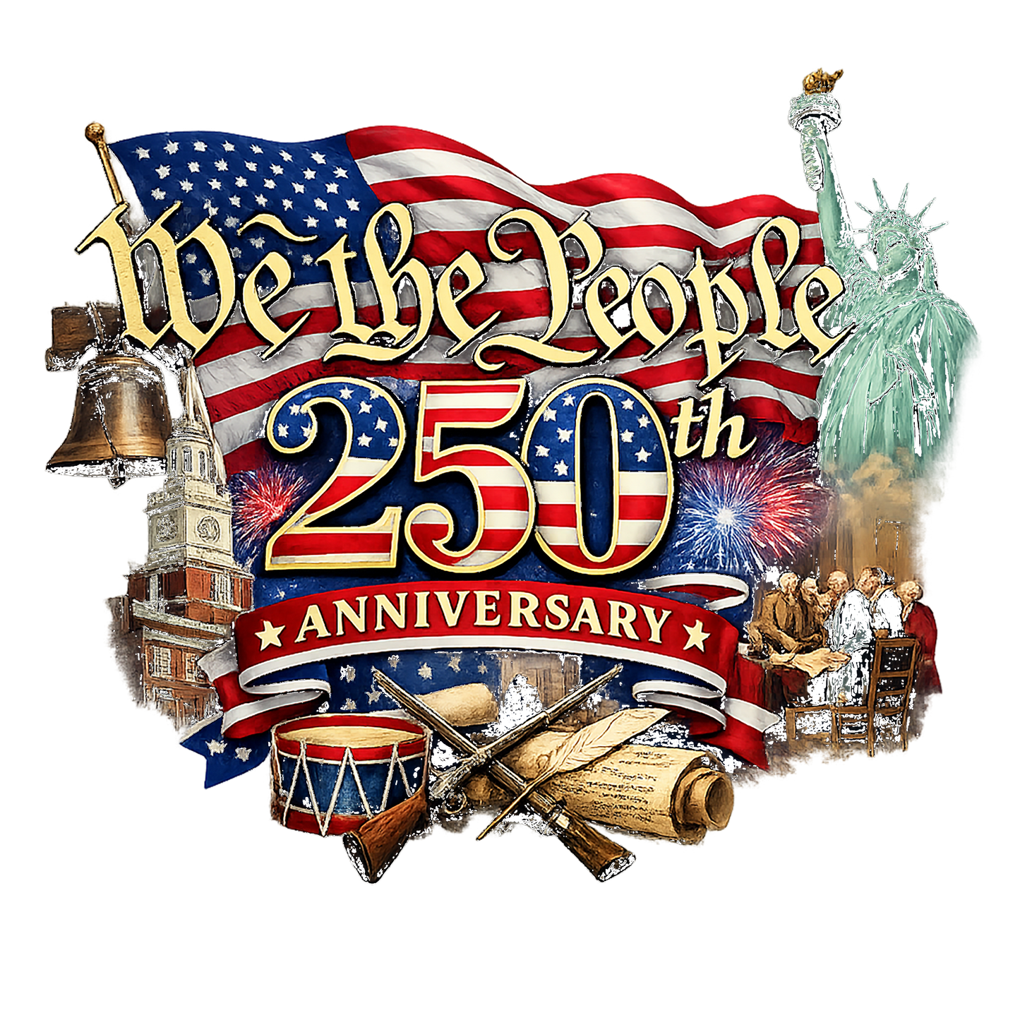 T-Shirt - 250th Anniv We the People