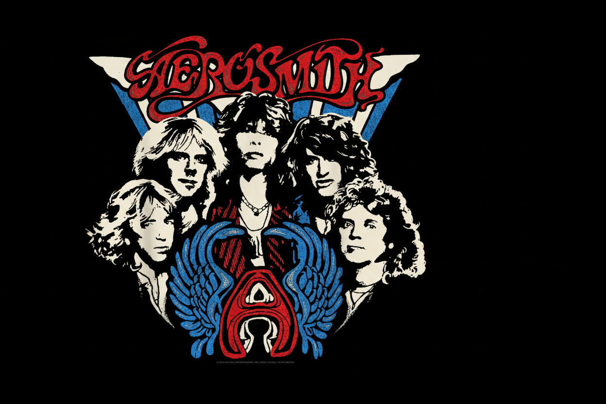 Aerosmith Vintage Style Concert T-Shirt
