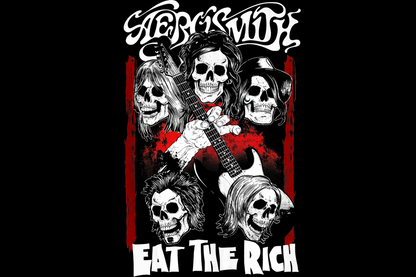 Aerosmith Vintage Style Eat the Rich T-Shirt