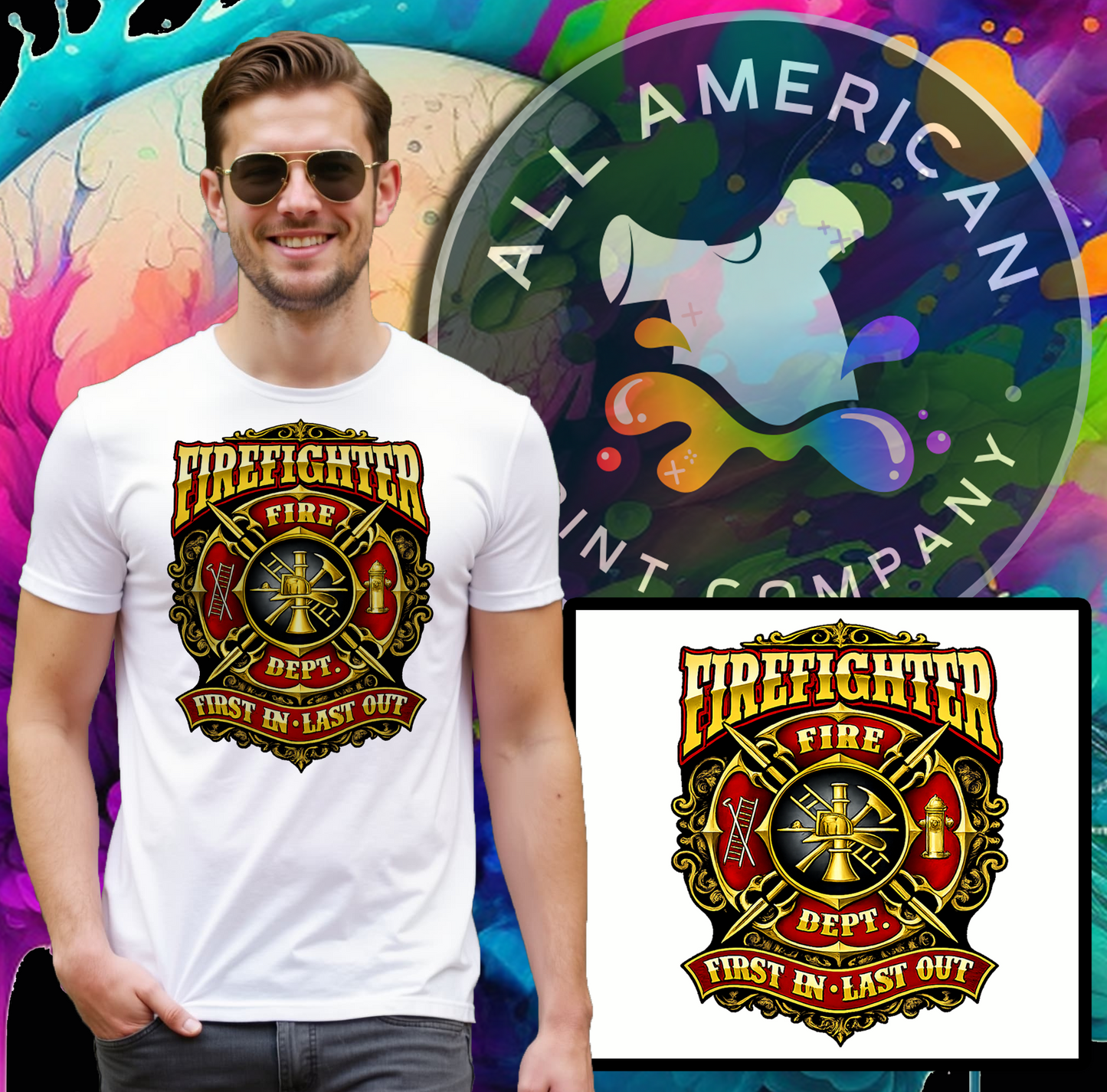 T-Shirt - Firefighter Support