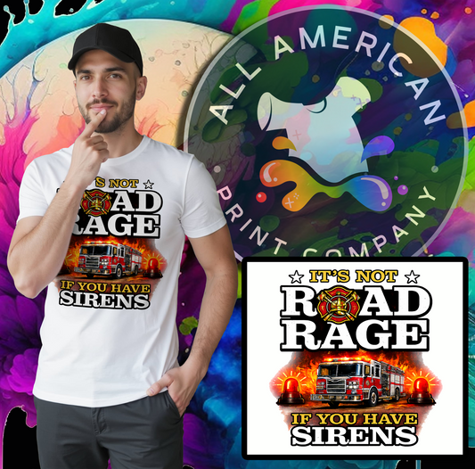 T-Shirt - Firefighter Road Rage
