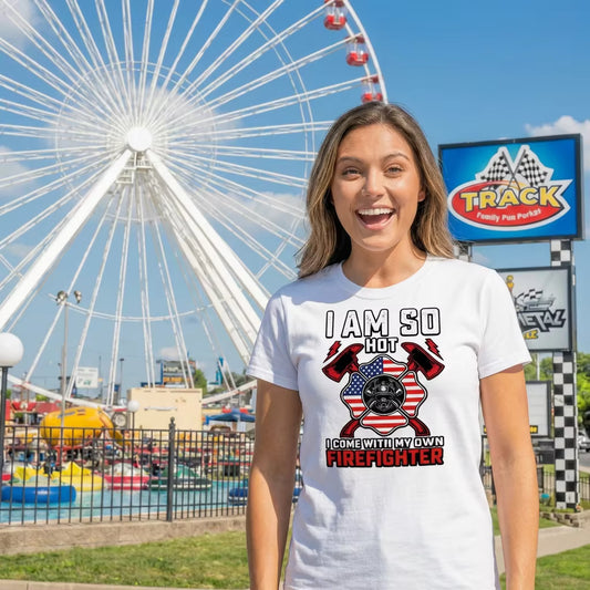 T-Shirt - Hot Firefighter
