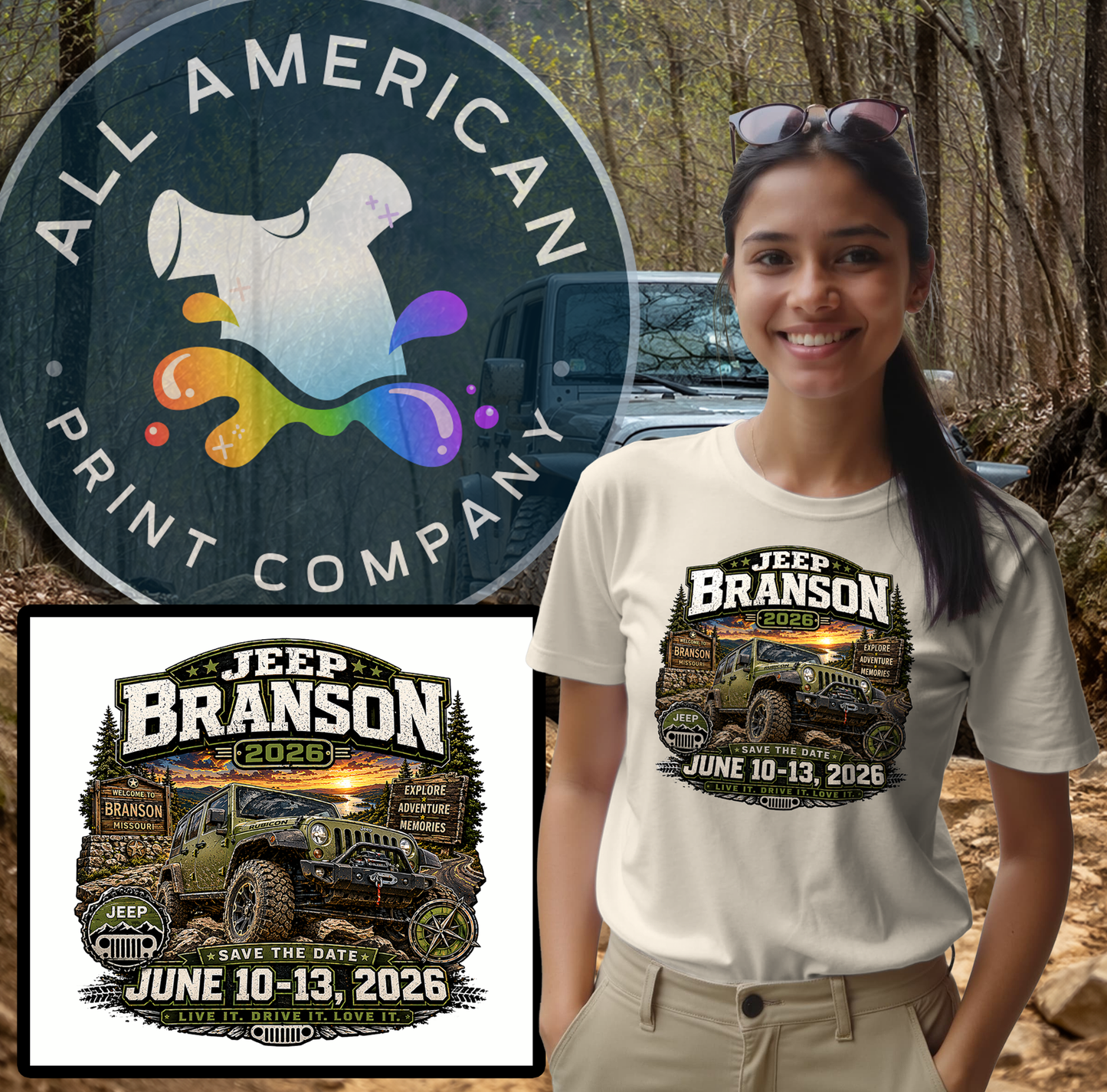T-Shirt - Jeep Branson 2026 (Version 1)