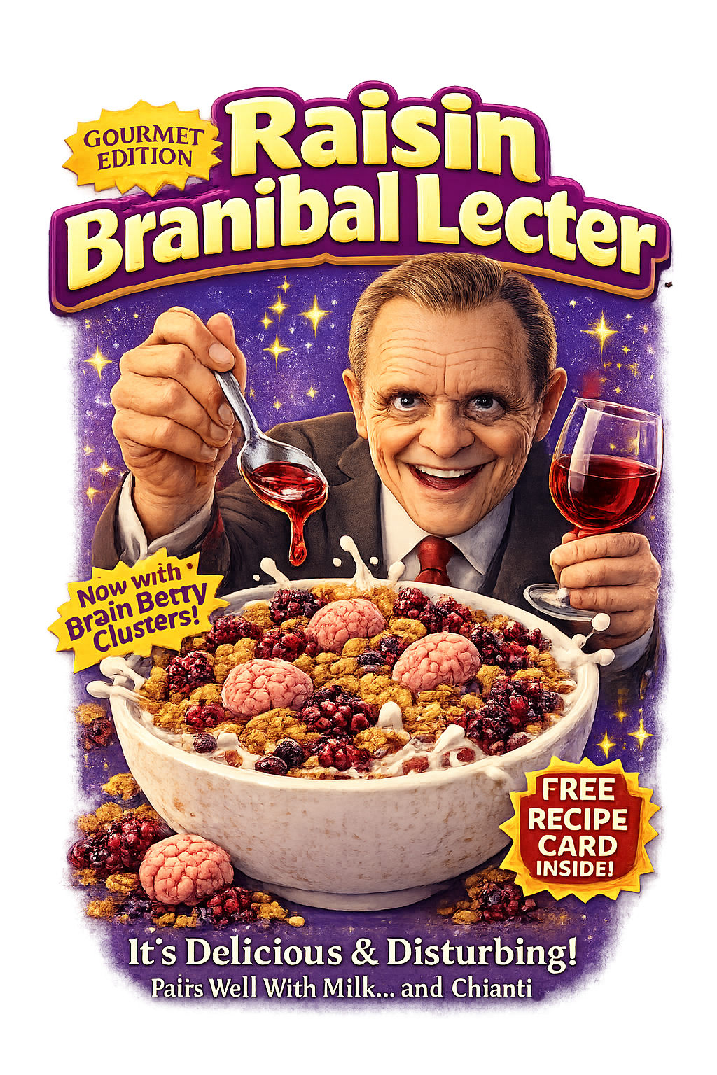 T-Shirt - Raisin Branibal Lector - Cereal Killers