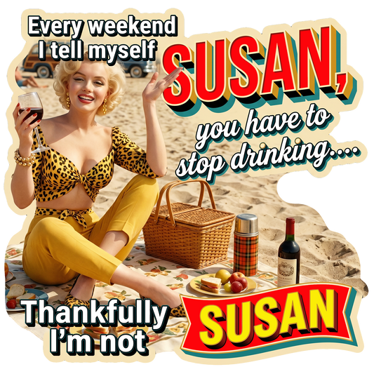 T-Shirt - Susan... -Retro Housewife Designs