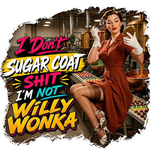 T-Shirt - Willy Wonka... -Retro Housewife Designs